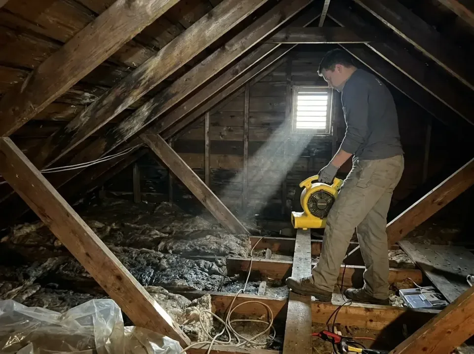 attic-water-damage-drying-proc-007 — frequently asked questions, Emergency Water Extraction & 24/7 Flood Response in Port Al…